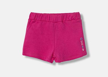 Guess παιδικό σορτς με logo print - K6GD03KA6R4 Φούξια - GUESS - 