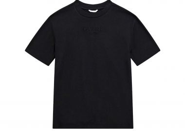 Guess παιδικό T-shirt με κεντημένο λογότυπο - L5RI36K8HM4 Μαύρο - GUESS - 