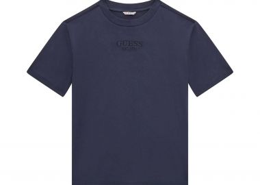 Guess παιδικό T-shirt με κεντημένο λογότυπο - L5RI36K8HM4 Μπλε Σκούρο - GUESS - 