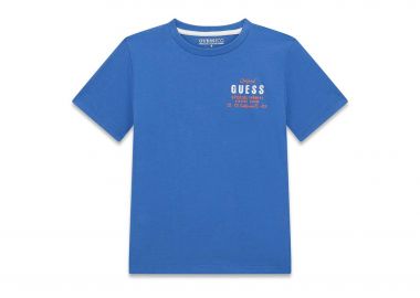 Guess παιδικό T-shirt με logo print - L6GI21K8HM4 Μπλε - GUESS - 
