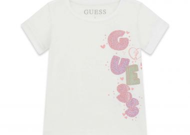 Guess παιδικό T-shirt με λογότυπο - K6GI05K6YW4 Λευκό - GUESS - 