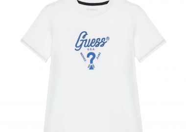 Guess παιδικό T-shirt με λογότυπο - L6GI06K8HM4 Λευκό - GUESS - 