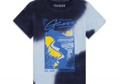 Guess παιδικό T-shirt με print - N6GI06K8HM4 Μπλε - GUESS - 