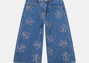 Guess παιδικό τζιν παντελόνι με παγιέτα - K6RA06D45E0 Denim Blue - GUESS - 
