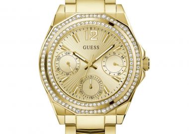 GUESS Ritzy Crystals - GW0685L2, Gold case with Stainless Steel Bracelet - Guess - 