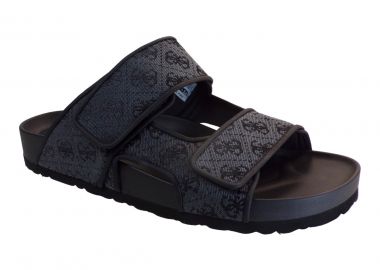 GUESS Sneakers Ανδρικά Παπούτσια Παντόφλες Igea II FMGIGJFAL03-COBLA Μαύρο - GUESS - 