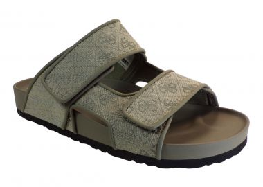 GUESS Sneakers Ανδρικά Παπούτσια Παντόφλες Igea II FMGIGJFAL03-SAGRE Χακί - GUESS - 