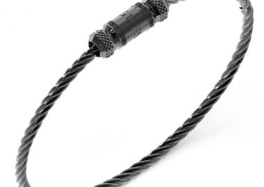 GUESS STEEL Βραχιόλι από Ανοξείδωτο ατσάλι Black JUMB05096JWBKL - Guess Jewellery - 