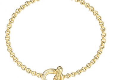GUESS STEEL Βραχιόλι από Ανοξείδωτο ατσάλι Gold JUBB05372JWYGL - Guess Jewellery - 