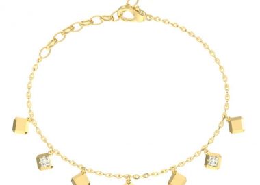 GUESS STEEL Βραχιόλι από Ανοξείδωτο ατσάλι Gold JUBB06179JWYGL - Guess Jewellery - 