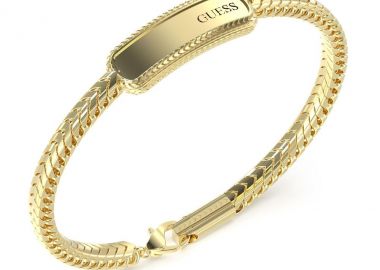 GUESS STEEL Βραχιόλι από Ανοξείδωτο ατσάλι Gold JUMB05025JWYGL - Guess Jewellery - 