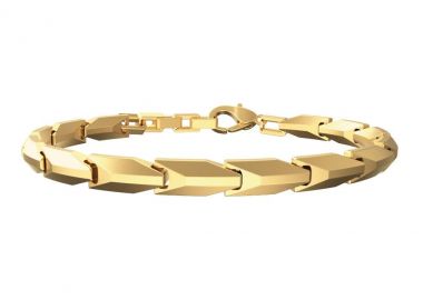 GUESS STEEL Βραχιόλι από Ανοξείδωτο ατσάλι Gold JUMB06040JWYGL - Guess Jewellery - 