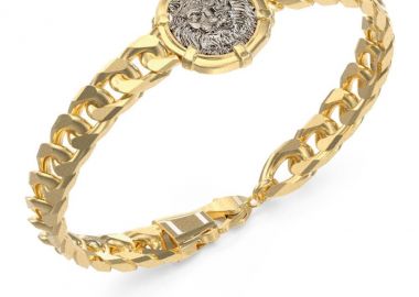 GUESS STEEL Βραχιόλι από Ανοξείδωτο ατσάλι Gold JUMB06060JWYGL - Guess Jewellery - 
