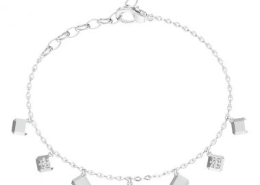 GUESS STEEL Βραχιόλι από Ανοξείδωτο ατσάλι Silver JUBB06179JWRHL - Guess Jewellery - 