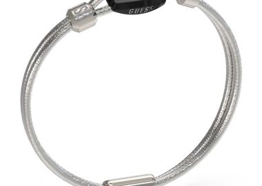 GUESS STEEL Βραχιόλι από Ανοξείδωτο ατσάλι Silver JUMB05041JWSTBKL - Guess Jewellery - 