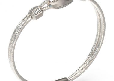 GUESS STEEL Βραχιόλι από Ανοξείδωτο ατσάλι Silver JUMB05041JWSTL - Guess Jewellery - 