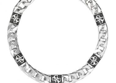 GUESS STEEL Βραχιόλι από Ανοξείδωτο ατσάλι Silver JUMB06027JWSTL - Guess Jewellery - 