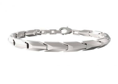 GUESS STEEL Βραχιόλι από Ανοξείδωτο ατσάλι Silver JUMB06040JWRHL - Guess Jewellery - 