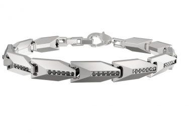 GUESS STEEL Βραχιόλι από Ανοξείδωτο ατσάλι Silver JUMB06043JWRHL - Guess Jewellery - 