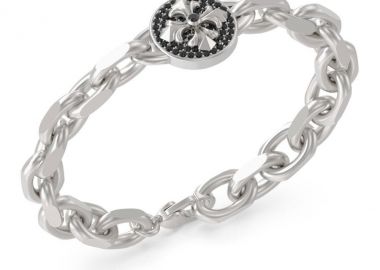 GUESS STEEL Βραχιόλι από Ανοξείδωτο ατσάλι Silver JUMB06056JWRHL - Guess Jewellery - 