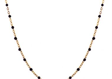 Γυναικεία αλυσίδα λαιμού ρόζάριο από ανοξείδωτο ατσάλι -  - 