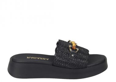 Γυναικεία Ανατομικά Δερμάτινα Flatforns Ragazza 01163 Μαύρα - Ragazza - 