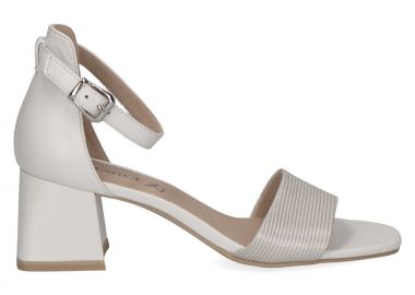 Γυναικεία Ανατομικά Δερμάτινα Πέδιλα Caprice 9-28302-42 197 Off White - Caprice - 