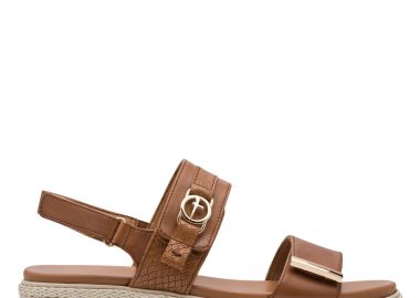 Γυναικεία Ανατομικά Δερμάτινα Πέδιλα Tamaris 1-28264-44 348 Καφέ - Tamaris - 