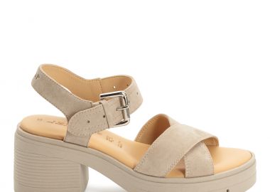 Γυναικεία Ανατομικά Δερμάτινα Πέδιλα Tamaris 1-28704-46 341 Μπεζ - Tamaris - 