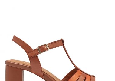 Γυναικεία Ανατομικά Δερμάτινα Πέδιλα Tamaris Comfort 8-88320-42 442 Καφέ Multi - Tamaris Comfort - 