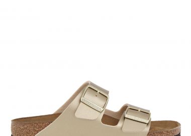 Γυναικεία Ανατομικά Δερμάτινα Σανδάλια Birkenstock Arizona 1016111 Χρυσό Narrow Fit - Birkenstock - 