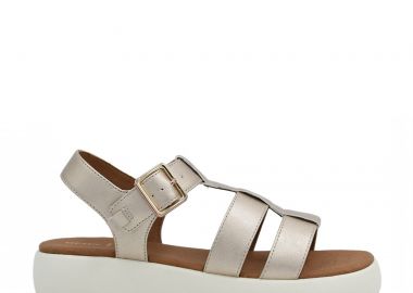 Γυναικεία Ανατομικά Δερμάτινα Σανδάλια Geox Camalei D550NB 000NF C2012 Χρυσά - Geox - 