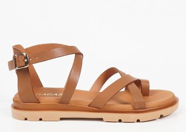 Γυναικεία Ανατομικά Δερμάτινα Σανδάλια Ragazza 01075 Ταμπά - Ragazza - 