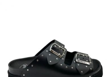 Γυναικεία Ανατομικά Δερμάτινα Σανδάλια Scholl Beatriz F30613 10004 Μαύρες - Scholl - 