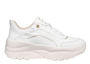 Γυναικεία Ανατομικά Δερμάτινα Sneakers Geox Xtors D651FA-085FU-C1000 Λευκά - Geox - 