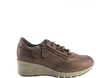 Γυναικεία Ανατομικά Δερμάτινα Sneakers Ragazza 0322 Ταμπά - Ragazza - 