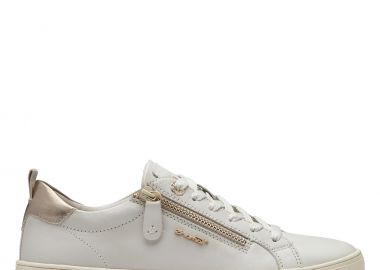 Γυναικεία Ανατομικά Δερμάτινα Sneakers Tamaris Comfort 8-83707-42-104 Λευκά - Tamaris Comfort - 