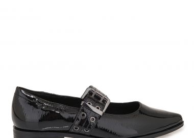 Γυναικεία Ανατομικά Loafers Marco Tozzi 2-22128-45-018 Μαύρο Λουστρίν - Marco Tozzi - 