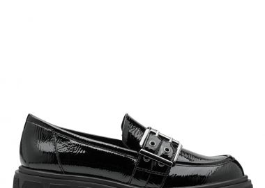 Γυναικεία Ανατομικά Loafers Marco Tozzi 2-24708-45-018 Μαύρα Λουστρίν - Marco Tozzi - 