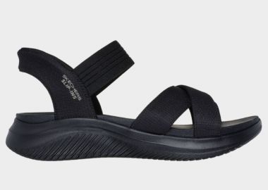 Γυναικεία Ανατομικά Πέδιλα Skechers Ultra Flex 119975 BBK Μαύρα - Skechers - 