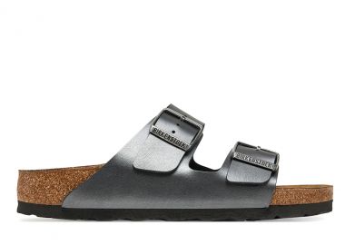 Γυναικεία Ανατομικά Σανδάλια Birkenstock Arizona Bs 1029224 Metallic Black Narrow Fit - Birkenstock - 