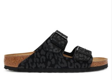 Γυναικεία Ανατομικά Σανδάλια Birkenstock Arizona Bs 1030563 Leo Black Narrow Fit - Birkenstock - 