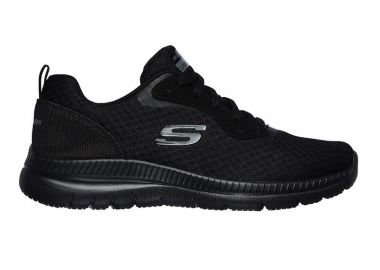 Γυναικεία Ανατομικά Sneakers Skechers Lace Up Memory Foam 12606 BBK Μαύρο - Skechers - 