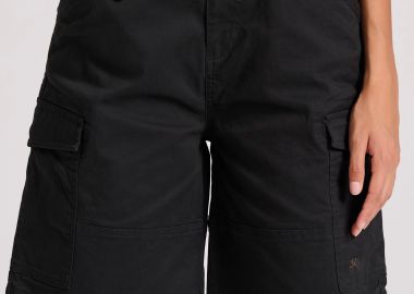 Γυναικεία cargo βερμούδα - FUNKY BUDDHA - 