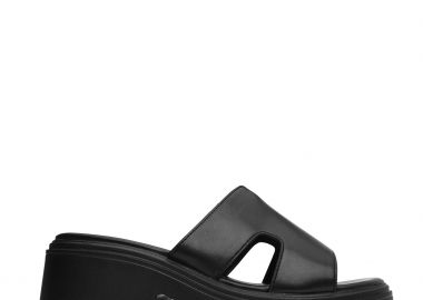 Γυναικεία clogs - τσόκαρα με chunky σόλα - Μαύρο - Issue - 