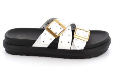 Γυναικεία Comfort Παντόφλα Ateneo Χρώματος Λευκό 9107.W - ATENEO - 