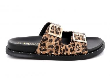 Γυναικεία Comfort Παντόφλα B-Nice Χρώματος Μπεζ 263-2601 - B-NICE - 