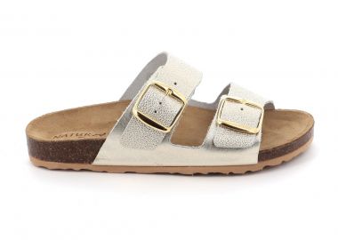 Γυναικεία Comfort Παντόφλα Natur A. B.Χρώματος Χρυσό 580-24016-2 - NATUR A.B. - 