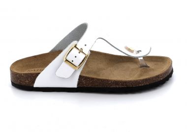 Γυναικεία Comfort Παντόφλα Natur A.B. Χρώματος Λευκό 580-23021-3 - NATUR A.B. - 