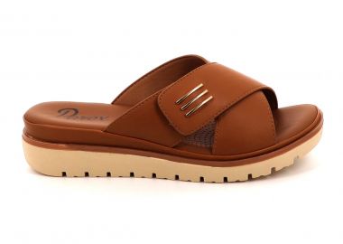 Γυναικεία Comfort Παντόφλα Parex Χρώματος Καφέ 10131000.KM - PAREX - 